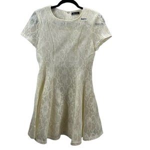 Lexi Drew women white lace dress, size M